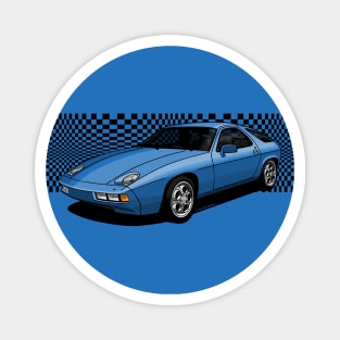 The cool german GT Sports Car Magnet